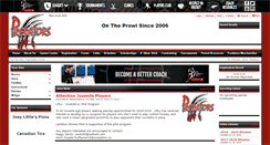 Desktop Screenshot of lambtonshoresminorhockey.ca